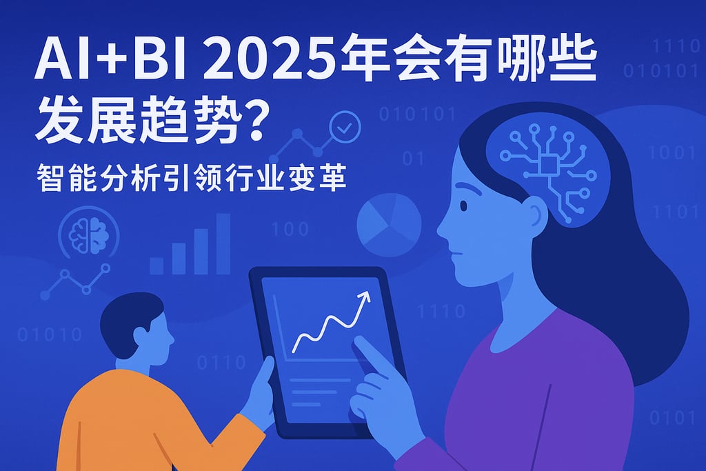 AI+BI在2025年会有哪些发展趋势？智能分析引领行业变革