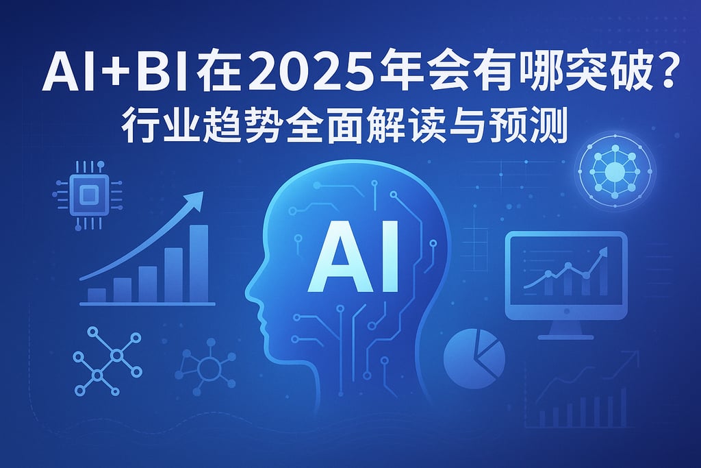 AI+BI在2025年会有哪些突破？行业趋势全面解读与预测