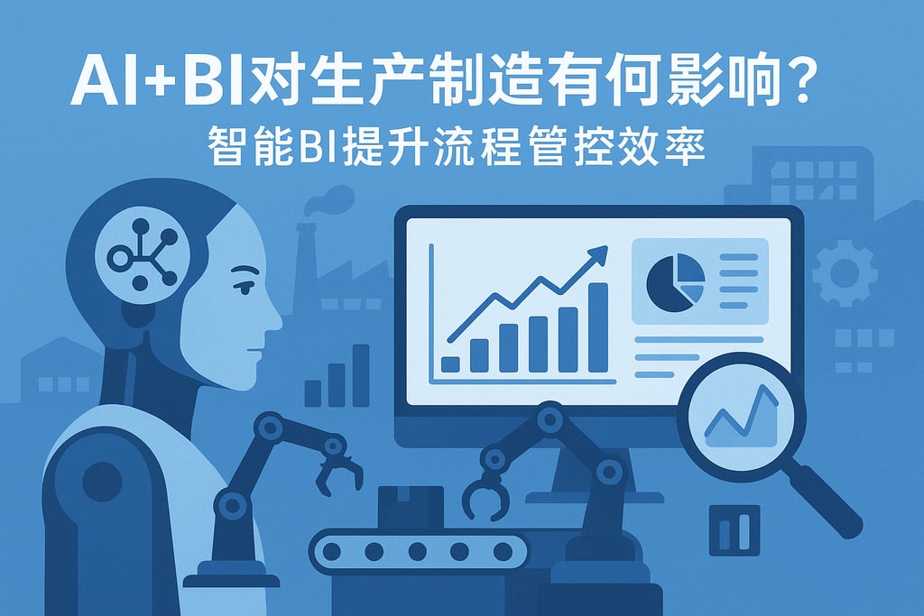 AI+BI对生产制造有何影响？智能BI提升流程管控效率