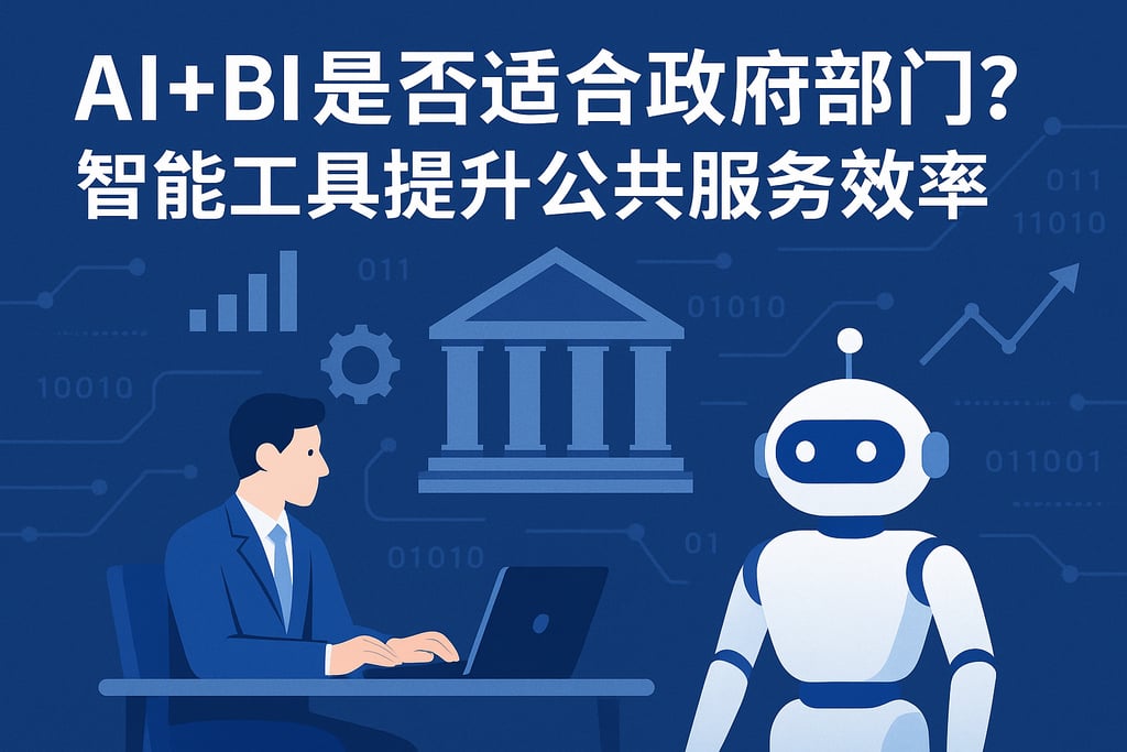 AI+BI是否适合政府部门？智能工具提升公共服务效率