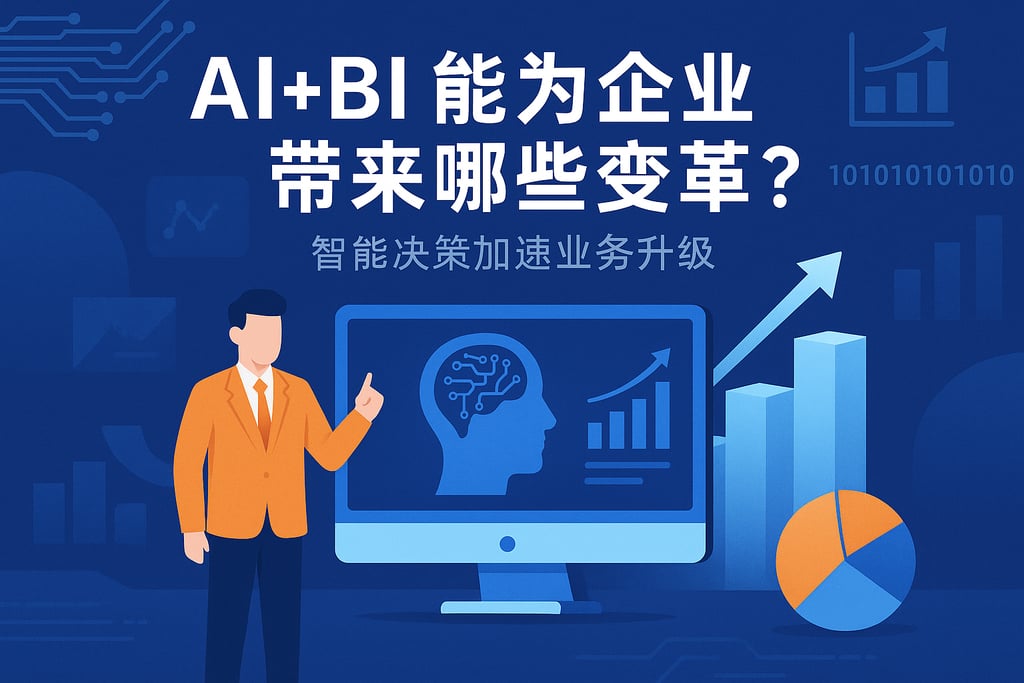 AI+BI能为企业带来哪些变革？智能决策加速业务升级