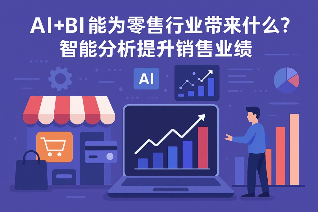 AI+BI能为零售行业带来什么？智能分析提升销售业绩