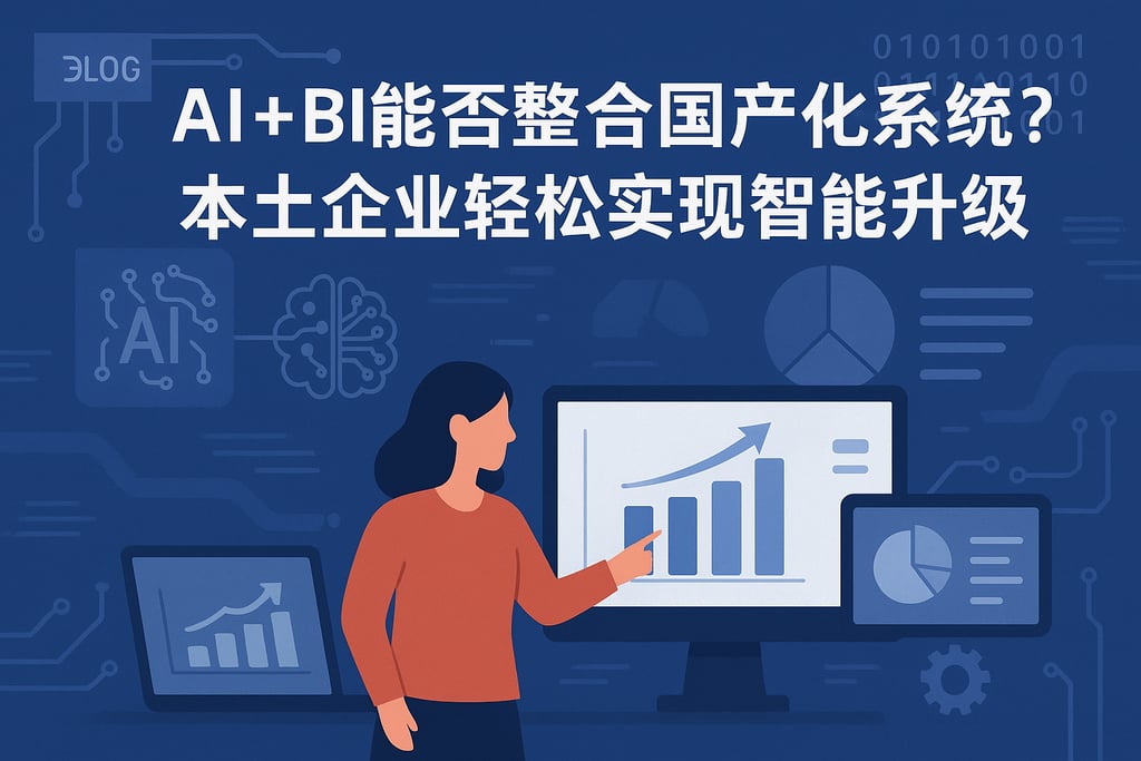 AI+BI能否整合国产化系统？本土企业轻松实现智能升级