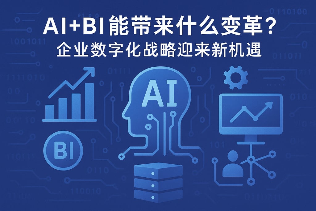 AI+BI能带来什么变革？企业数字化战略迎来新机遇