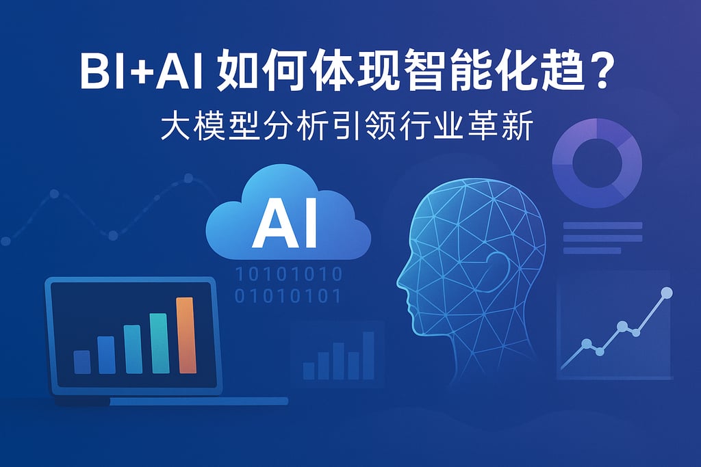 BI+AI如何体现智能化趋势？大模型分析引领行业革新