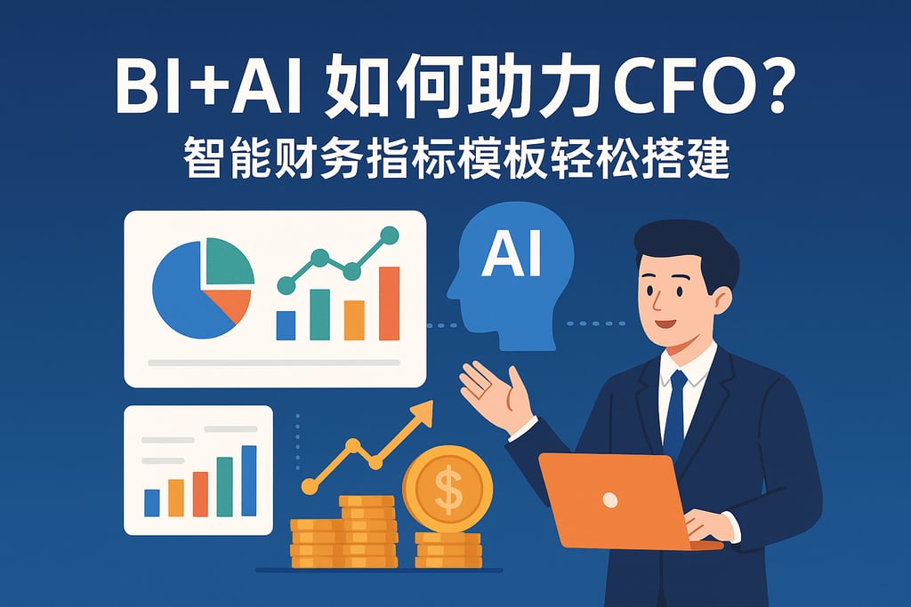 BI+AI如何助力CFO？智能财务指标模板轻松搭建