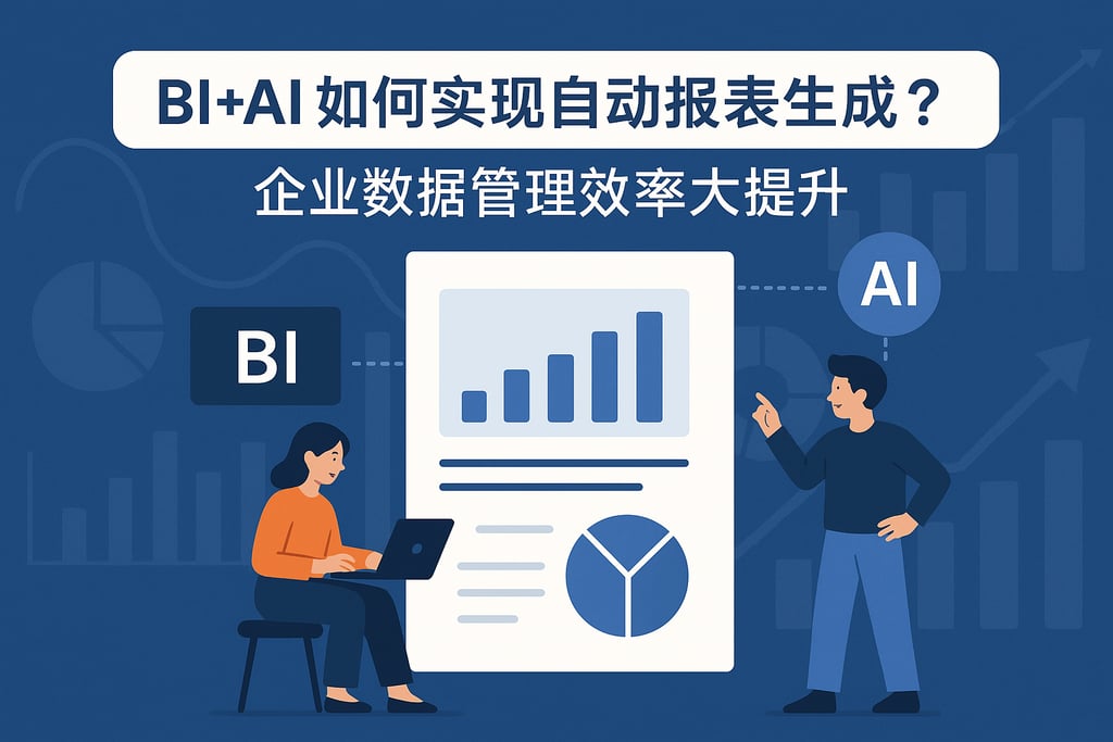 BI+AI如何实现自动报表生成？企业数据管理效率大提升