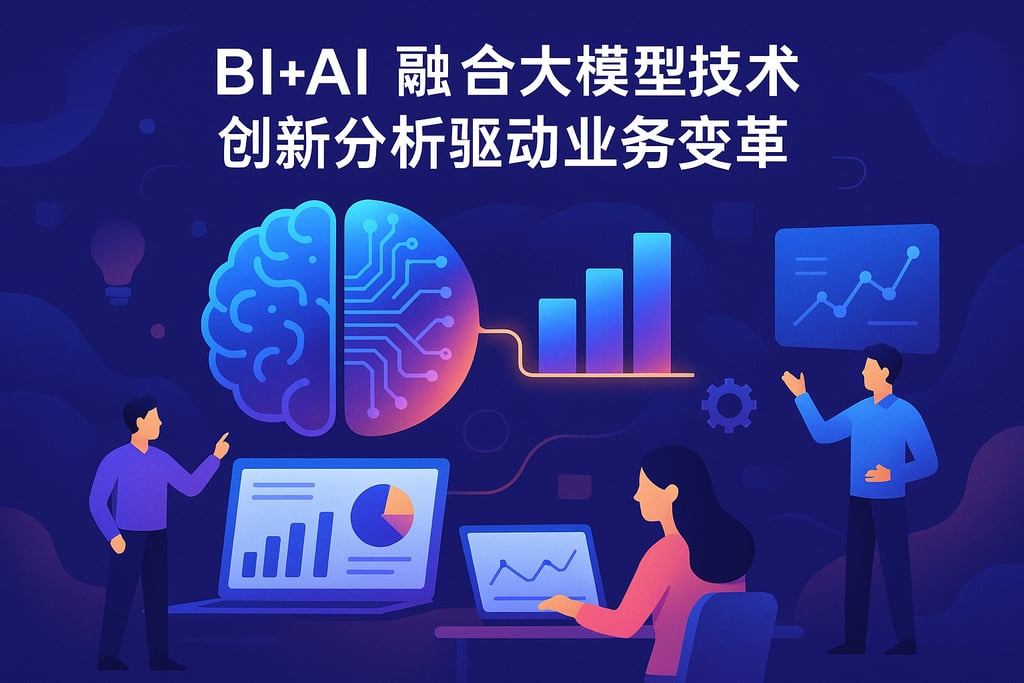 BI+AI如何融合大模型技术？创新分析驱动业务变革