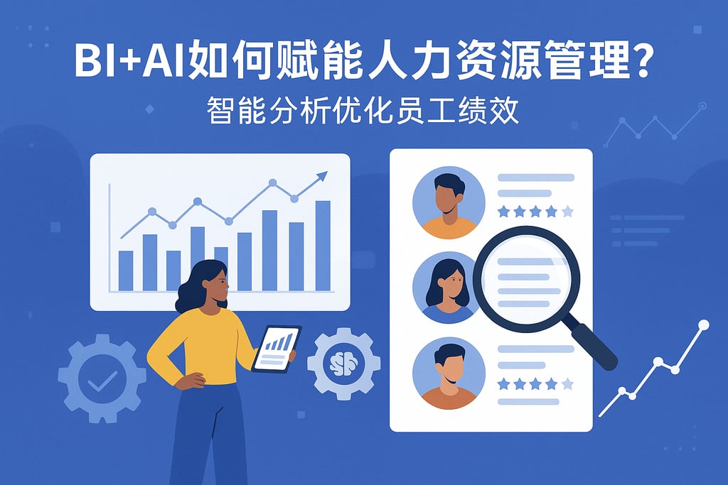 BI+AI如何赋能人力资源管理？智能分析优化员工绩效