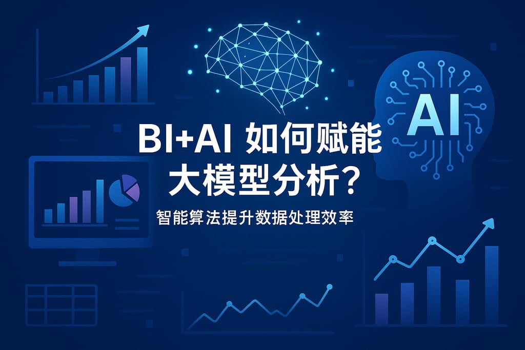 BI+AI如何赋能大模型分析？智能算法提升数据处理效率