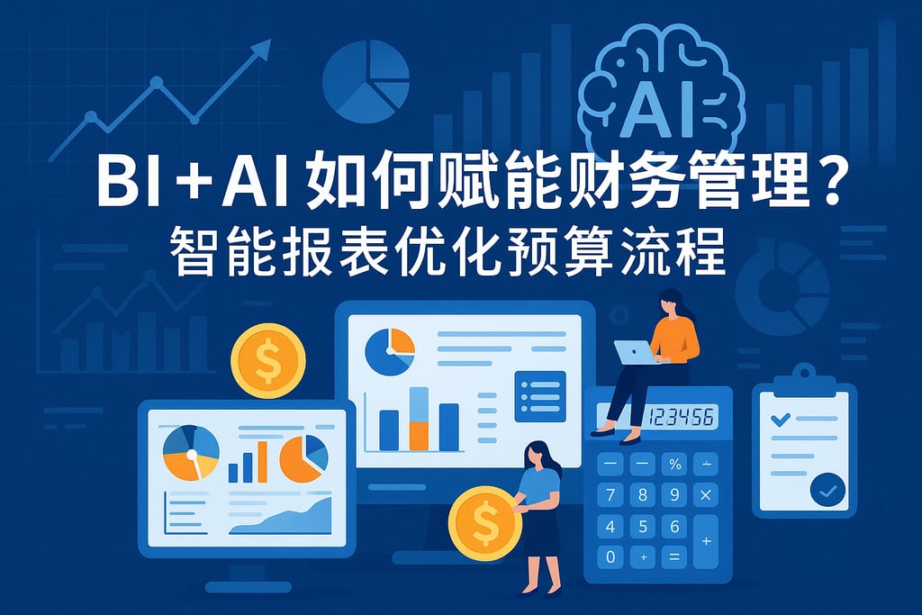 BI+AI如何赋能财务管理？智能报表优化预算流程