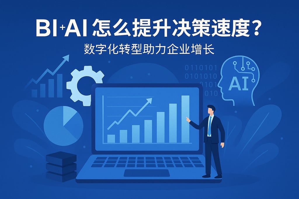 BI+AI怎么提升决策速度？数字化转型助力企业增长