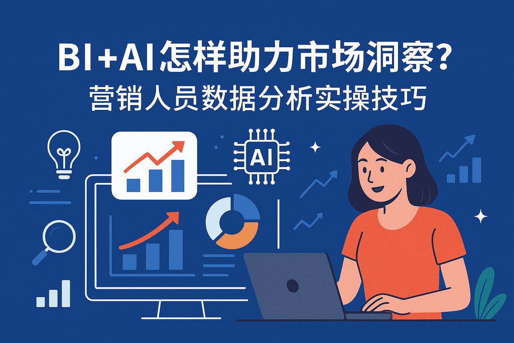 BI+AI怎样助力市场洞察？营销人员数据分析实操技巧