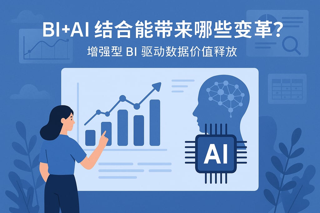 BI+AI结合能带来哪些变革？增强型BI驱动数据价值释放