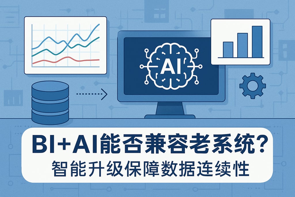 BI+AI能否兼容老旧系统？智能升级保障数据连续性