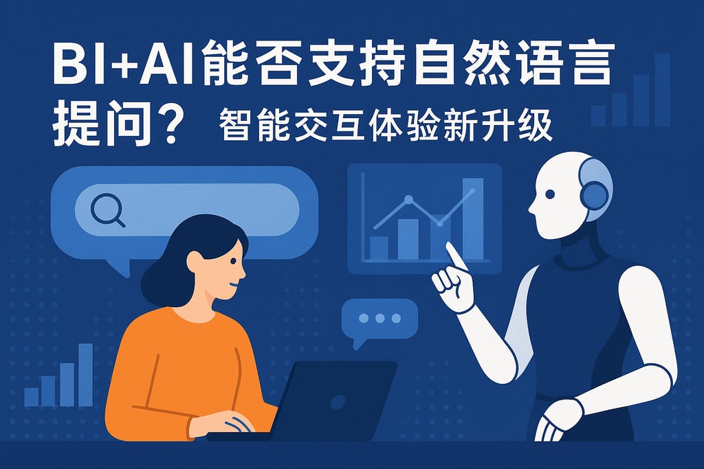 BI+AI能否支持自然语言提问？智能交互体验新升级
