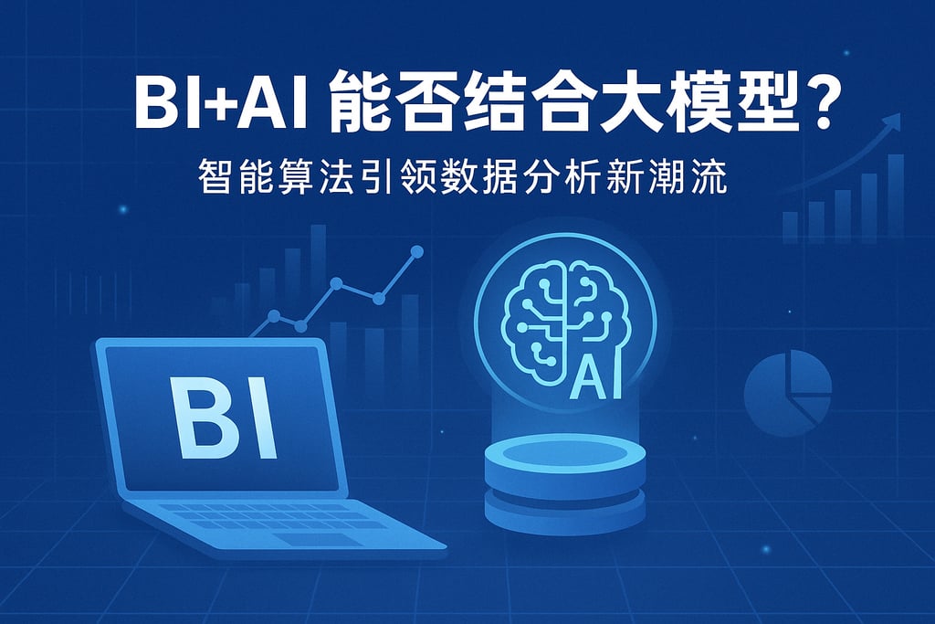BI+AI能否结合大模型？智能算法引领数据分析新潮流