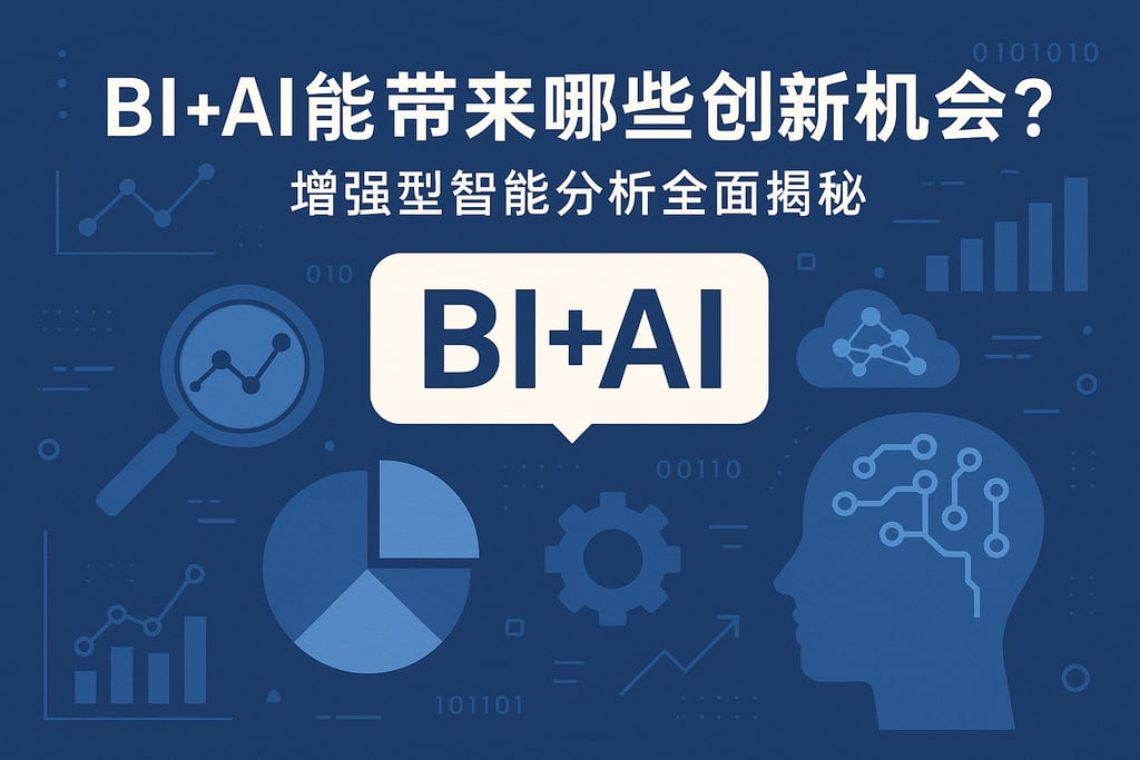 BI+AI能带来哪些创新机会？增强型智能分析全面揭秘