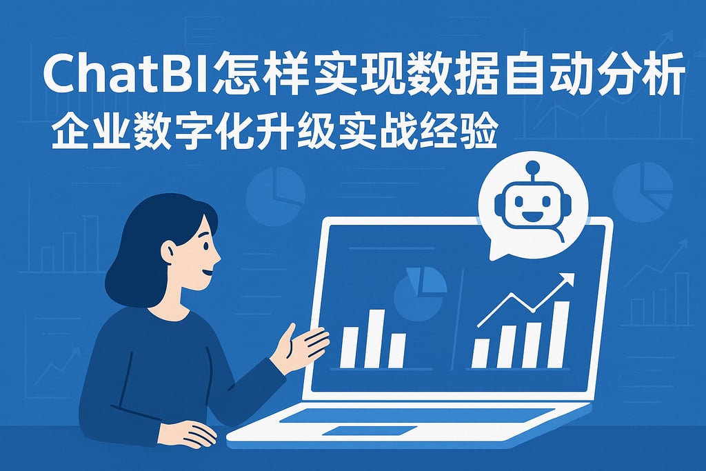 ChatBI怎样实现数据自动分析？企业数字化升级实战经验