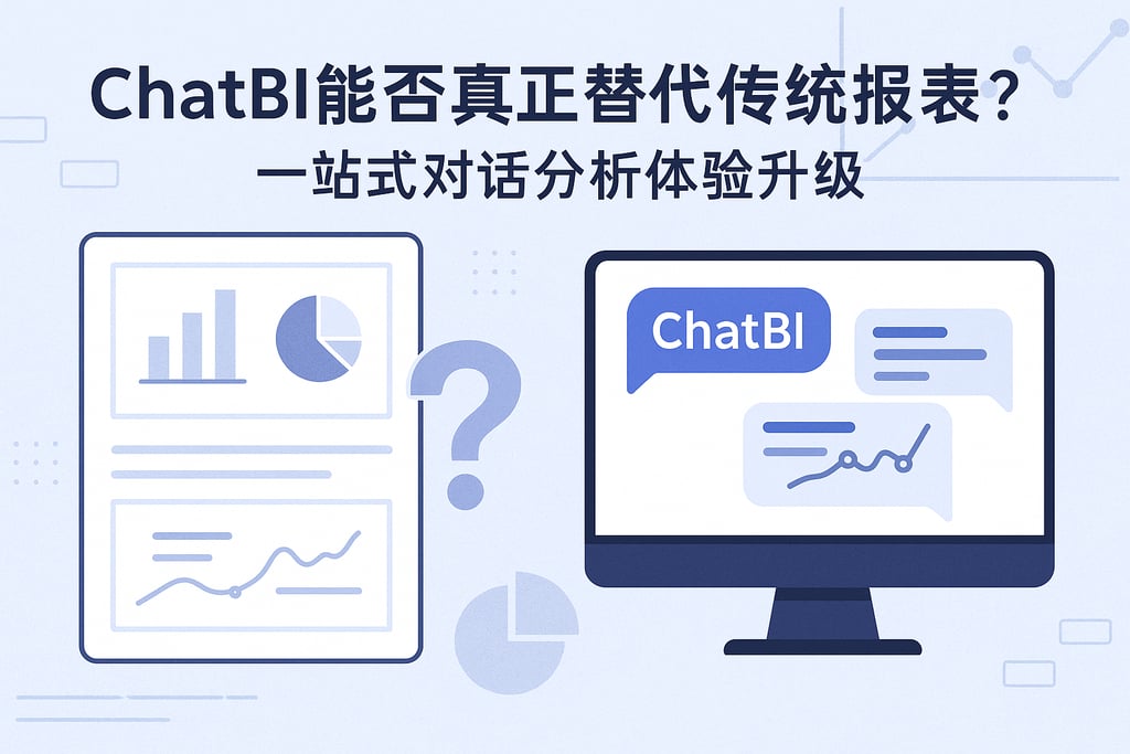 ChatBI能否真正替代传统报表？一站式对话分析体验升级
