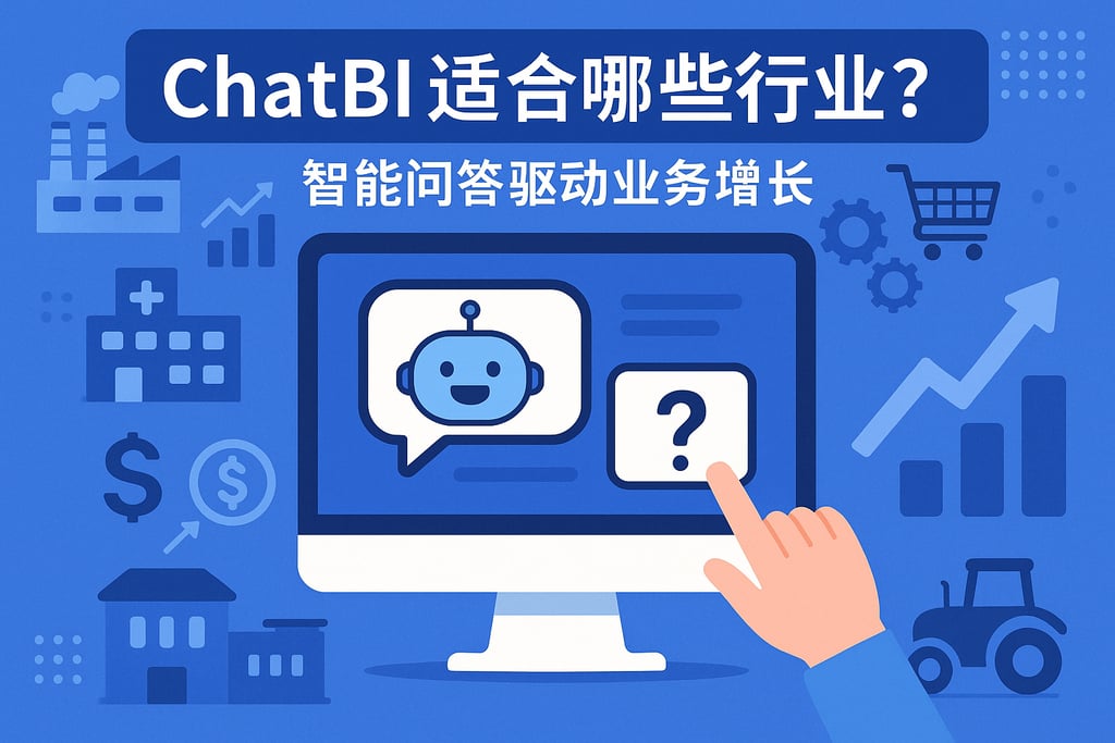 ChatBI适合哪些行业？智能问答驱动业务增长