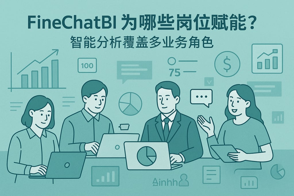 FineChatBI为哪些岗位赋能？智能分析覆盖多业务角色