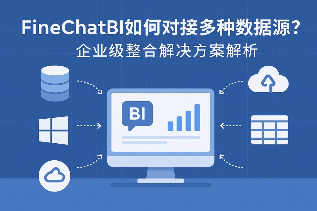 FineChatBI如何对接多种数据源？企业级整合解决方案解析