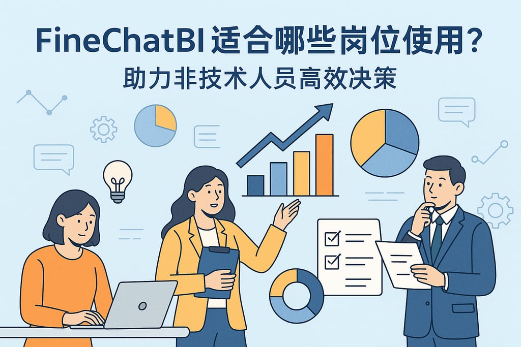 FineChatBI适合哪些岗位使用？助力非技术人员高效决策