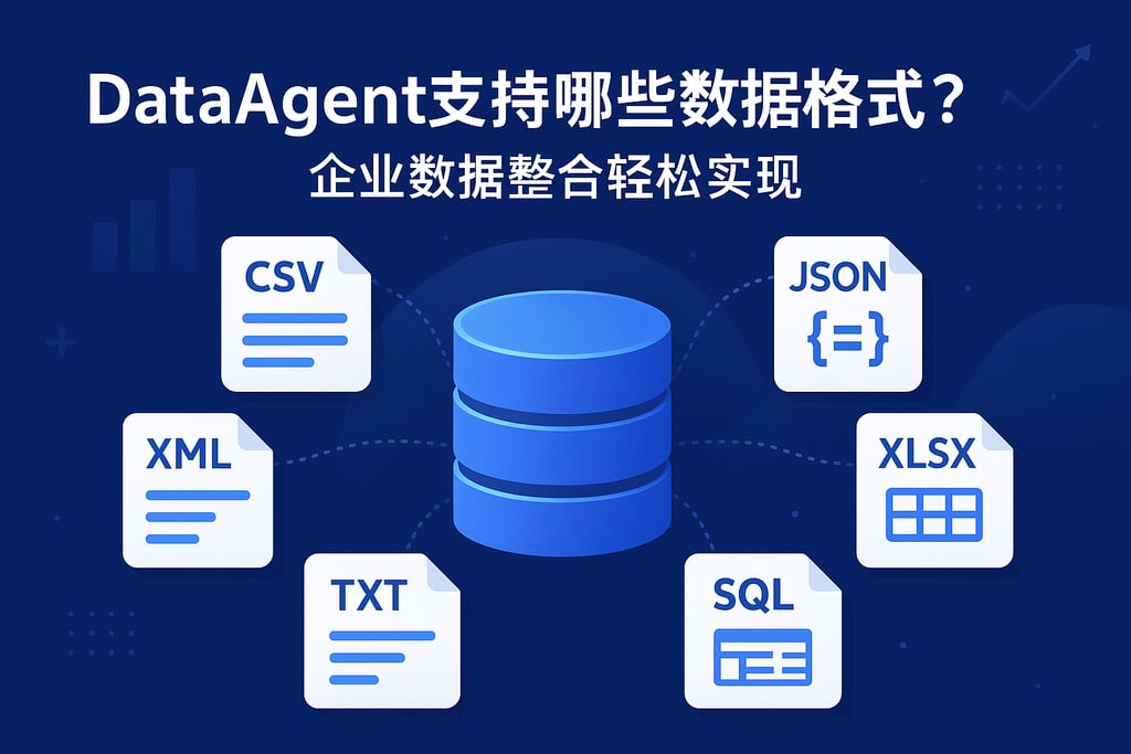 dataagent支持哪些数据格式？企业数据整合轻松实现