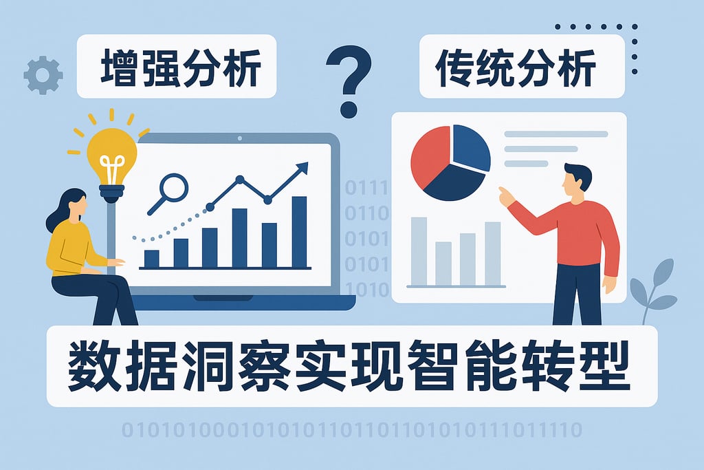 增强分析和传统分析区别？数据洞察实现智能转型