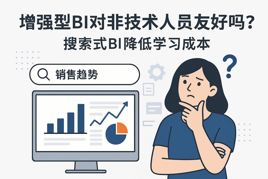 增强型BI对非技术人员友好吗？搜索式BI降低学习成本