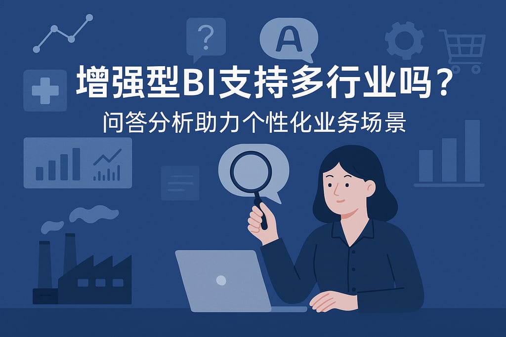 增强型BI支持多行业吗？问答分析助力个性化业务场景