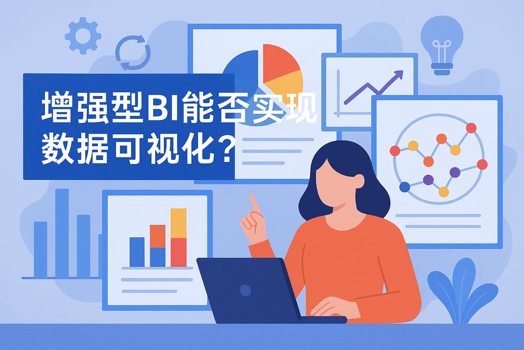 增强型BI能否实现数据可视化？多维图表直观展示结果