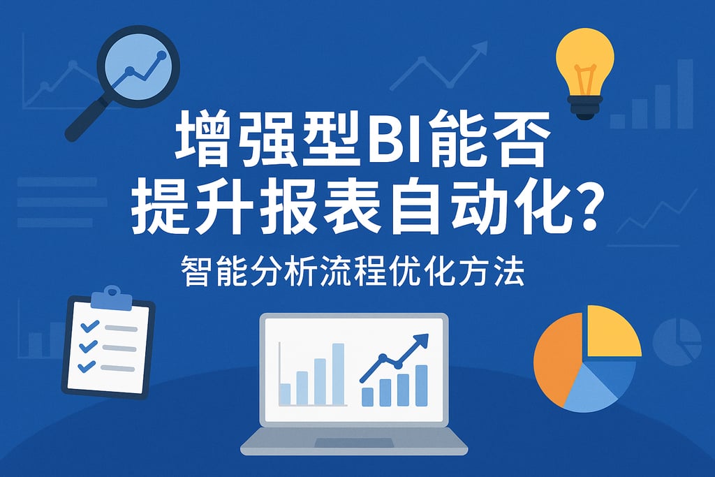增强型BI能否提升报表自动化？智能分析流程优化方法