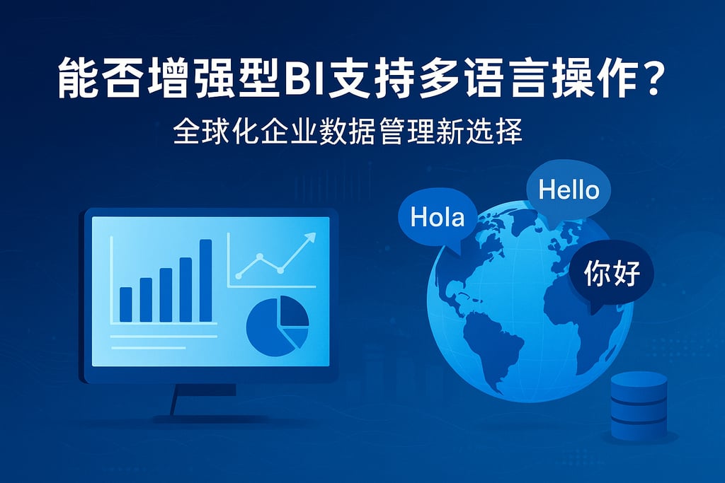 增强型BI能否支持多语言操作？全球化企业数据管理新选择