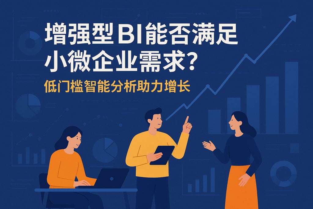 增强型BI能否满足小微企业需求？低门槛智能分析助力增长