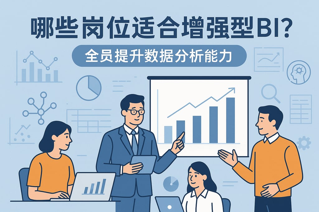 增强型BI适合哪些岗位？全员提升数据分析能力