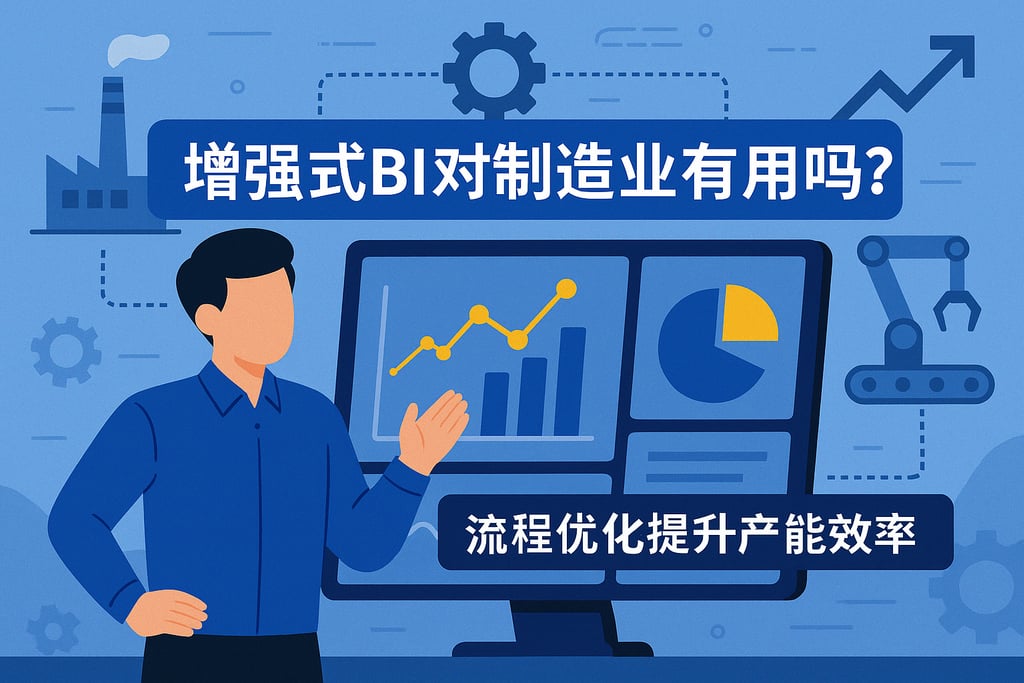 增强式BI对制造业有用吗？流程优化提升产能效率