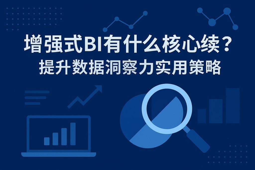 增强式BI有什么核心优势？提升数据洞察力实用策略