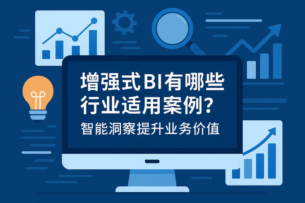 增强式BI有哪些行业适用案例？智能洞察提升业务价值