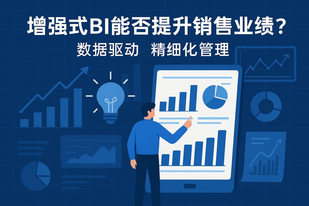 增强式BI能否提升销售业绩？数据驱动精细化管理