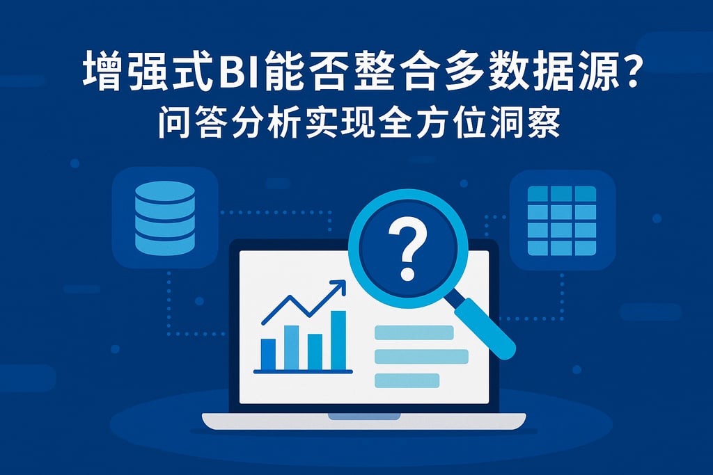 增强式BI能否整合多数据源？问答分析实现全方位洞察