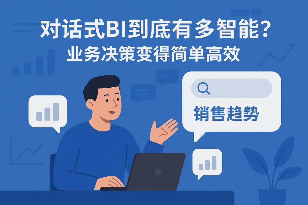 对话式BI到底有多智能？业务决策变得简单高效