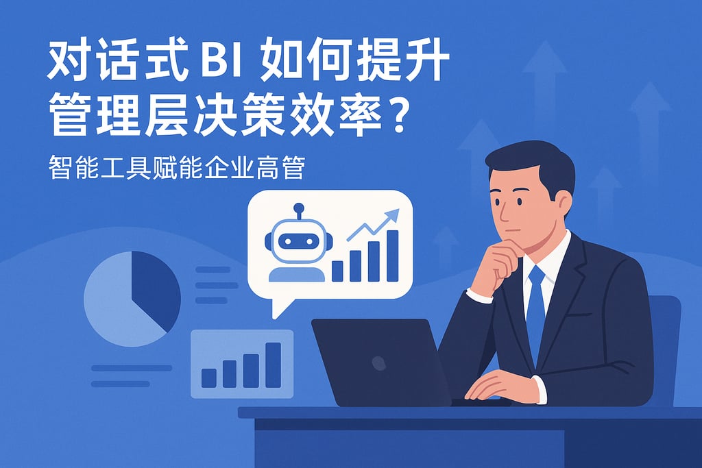 对话式BI如何提升管理层决策效率？智能工具赋能企业高管