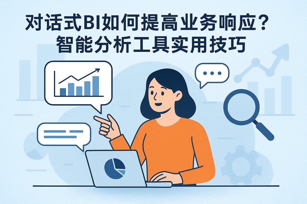 对话式BI如何提高业务响应？智能分析工具实用技巧