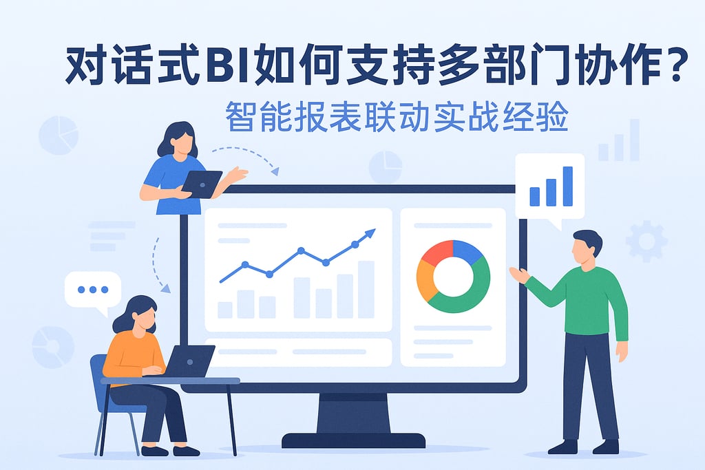 对话式BI如何支持多部门协作？智能报表联动实战经验