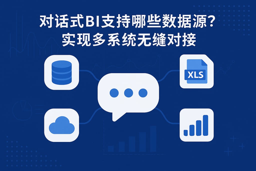 对话式BI支持哪些数据源？实现多系统无缝对接
