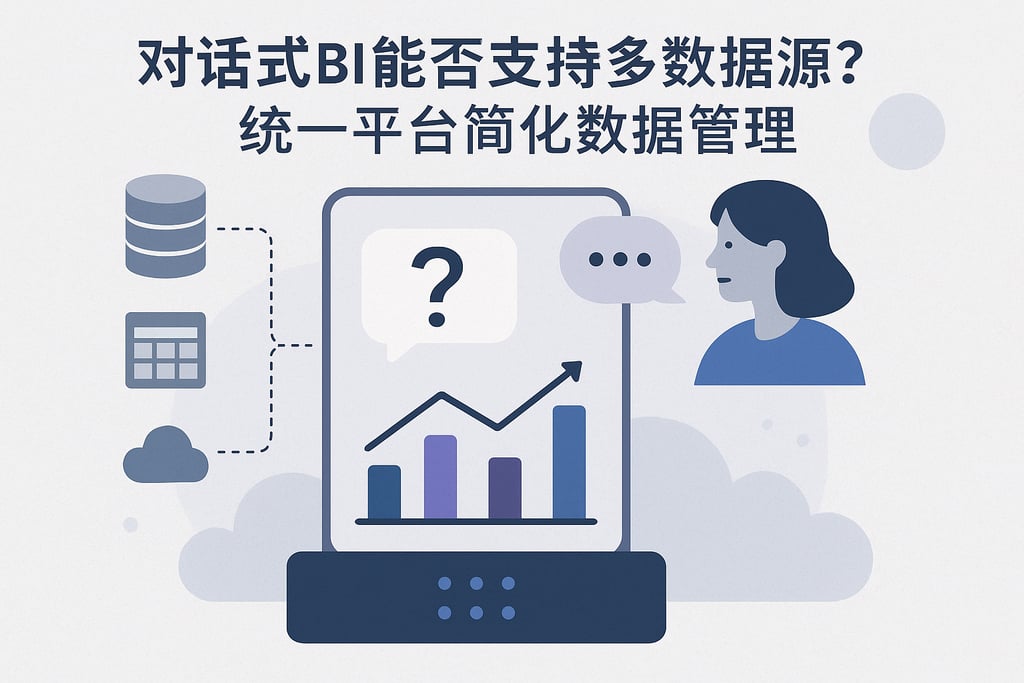 对话式BI能否支持多数据源？统一平台简化数据管理