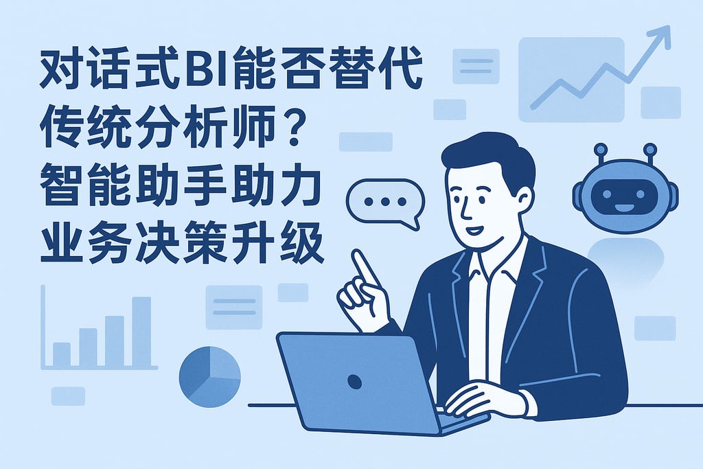 对话式BI能否替代传统分析师？智能助手助力业务决策升级
