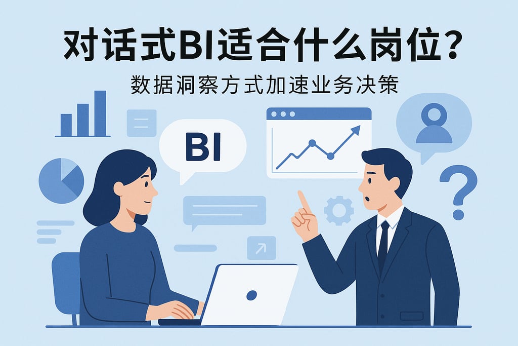 对话式BI适合什么岗位？数据洞察方式加速业务决策